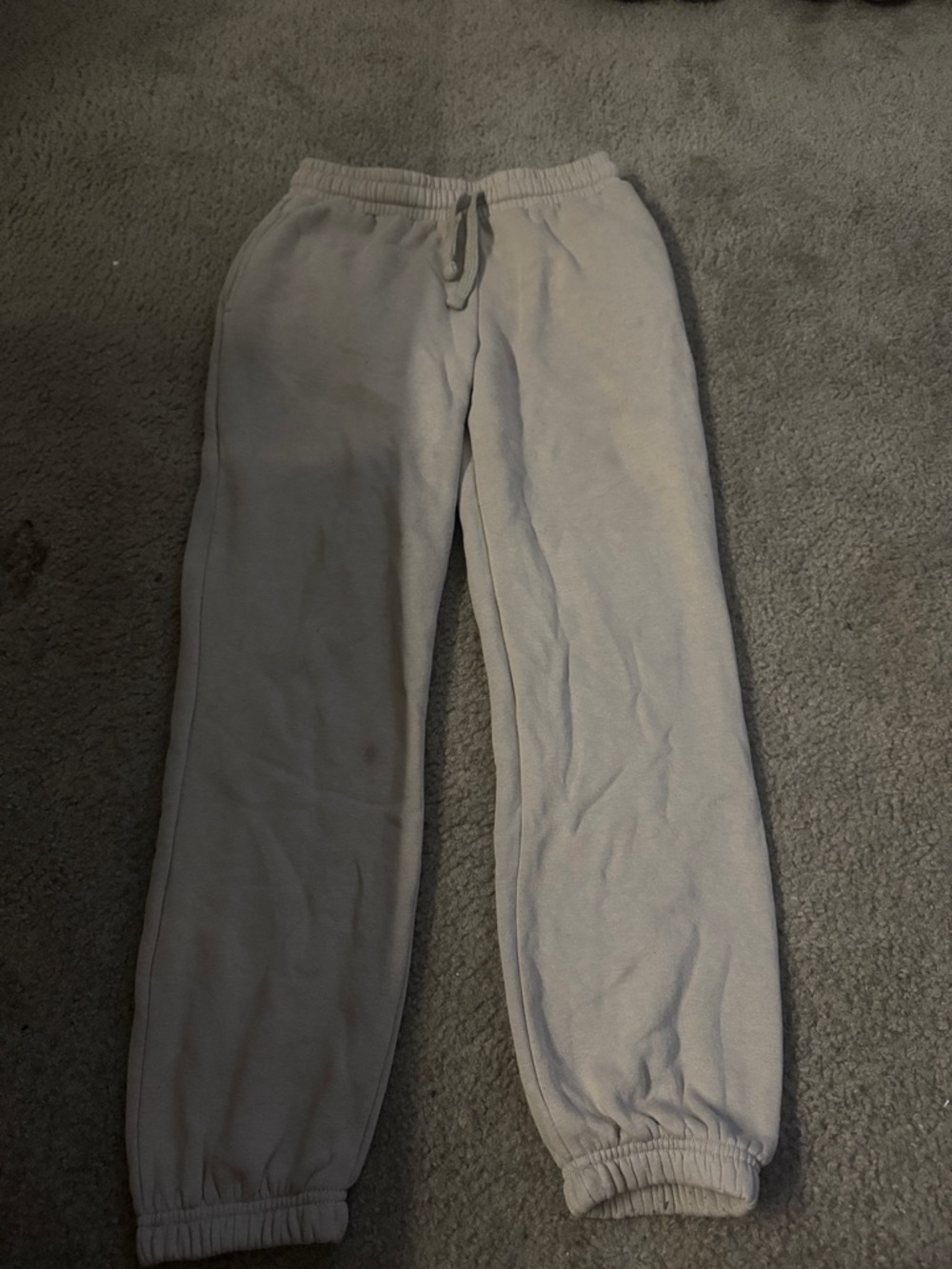 Primark Light Gray Fleece-Lined Joggers